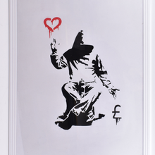 Load image into Gallery viewer, David Hudson (British) after Banksy contemporary framed artwork x 3