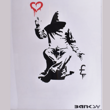 Load image into Gallery viewer, David Hudson (British) after Banksy contemporary framed artwork x 3