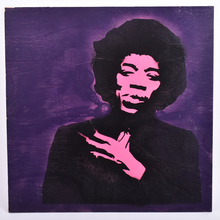 Load image into Gallery viewer, A Collection of four contemporary stencil artwork on board
