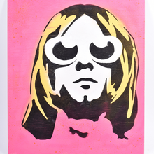 Load image into Gallery viewer, A Collection of four contemporary stencil artwork on board