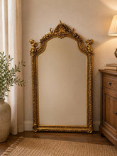Load image into Gallery viewer, Medium Size 19th Century Antique Gilded Mirror.