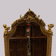 Load image into Gallery viewer, Large 19th Century Antique Gilded Mirror.