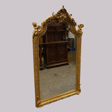 Load image into Gallery viewer, Large 19th Century Antique Gilded Mirror.