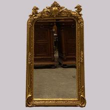Load image into Gallery viewer, Medium Size 19th Century Antique Gilded Mirror.
