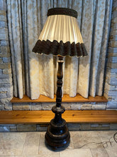 Load image into Gallery viewer, Carved Mahogany Standard Lamp
