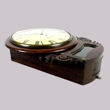 Load image into Gallery viewer, Mahogany 19th Century Kent, Henley  Drop Dial Clock
