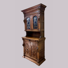 Load image into Gallery viewer, Gothic Style Antique Glazed Cabinet