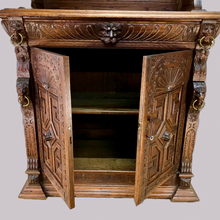 Load image into Gallery viewer, Gothic Style Antique Glazed Cabinet