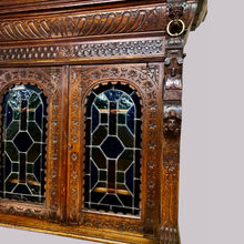 Load image into Gallery viewer, Gothic Style Antique Glazed Cabinet