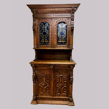 Load image into Gallery viewer, Gothic Style Antique Glazed Cabinet