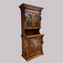 Load image into Gallery viewer, Gothic Style Antique Glazed Cabinet