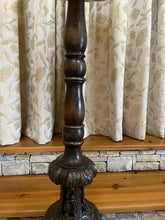 Load image into Gallery viewer, Carved Mahogany Standard Lamp
