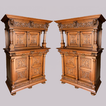 Load image into Gallery viewer, Pair of 18th Century Renaissance Cabinets
