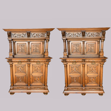 Load image into Gallery viewer, Pair of 18th Century Renaissance Cabinets
