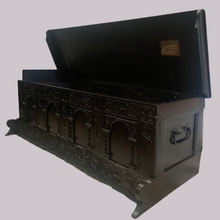 Load image into Gallery viewer, Eighteenth Century Continental Oak Cassonne with Hinged Lid
