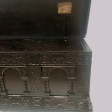 Load image into Gallery viewer, Eighteenth Century Continental Oak Cassonne with Hinged Lid
