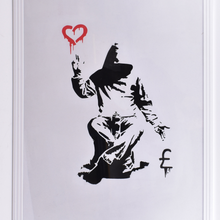 Load image into Gallery viewer, David Hudson (British) after Banksy contemporary framed artwork x 3
