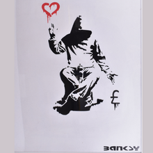 Load image into Gallery viewer, David Hudson (British) after Banksy contemporary framed artwork x 3
