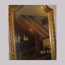 Load image into Gallery viewer, Gilded Wall Mirror (Cartouche Decoration)
