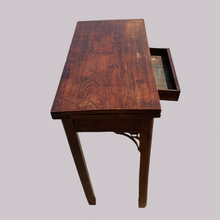 Load image into Gallery viewer, Provincial George III Mahogany Fold Over Tea Table
