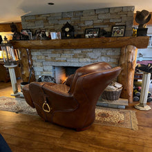 Load image into Gallery viewer, Leather Recliner Chair and Footstool
