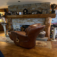 Load image into Gallery viewer, Leather Recliner Chair and Footstool
