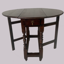 Load image into Gallery viewer, Oak 17th Century Drop Leaf Table
