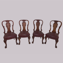 Load image into Gallery viewer, Oak Lattice Design Table and Six Chairs
