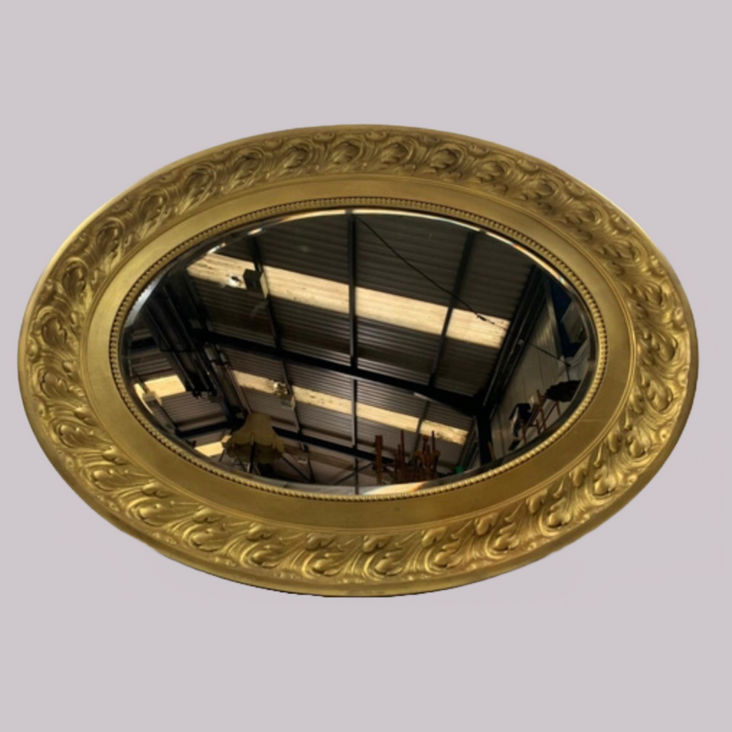 Victorian Gilt Framed Beveled Mirror