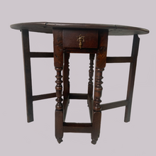 Load image into Gallery viewer, Oak 17th Century Drop Leaf Table
