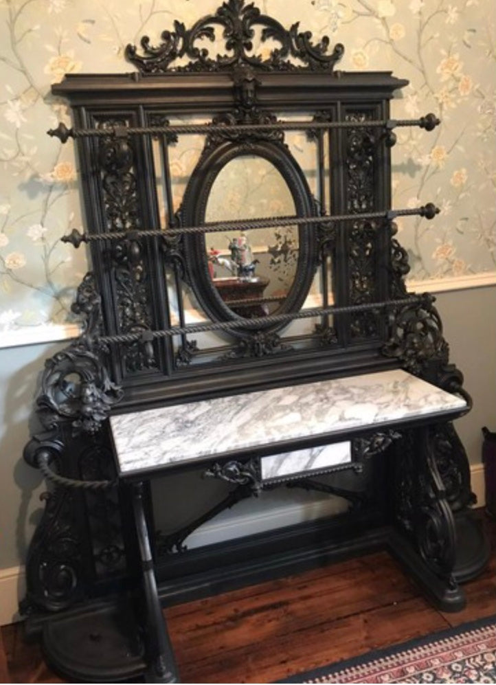 Victorian Cast Iron Hall Stand by Coalbrookdale