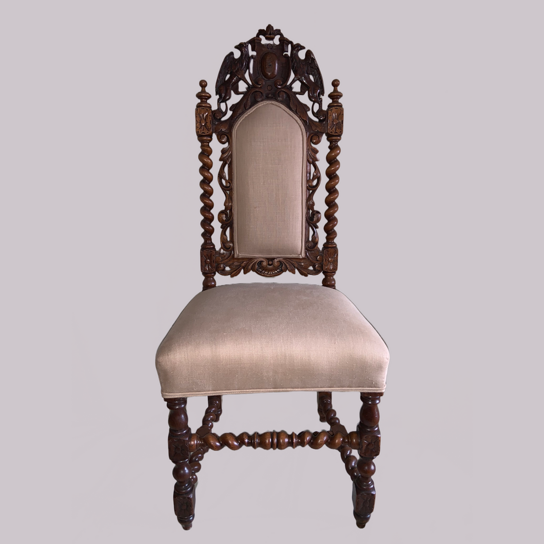 Carved Mahogany Chairs