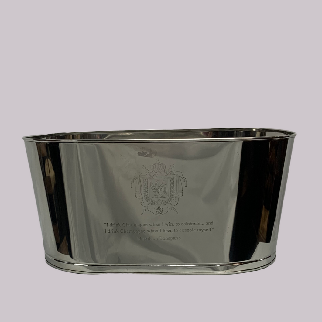 Silver Plated Lily Bollinger Cooler