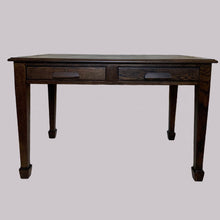 Load image into Gallery viewer, Edwardian Oak Writing Table

