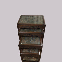 Load image into Gallery viewer, Oriental Style Hardwood Nest of Tables
