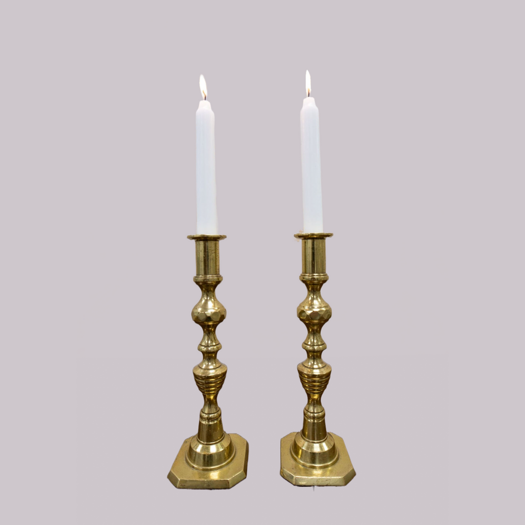 Pair of Brass Candlesticks #8