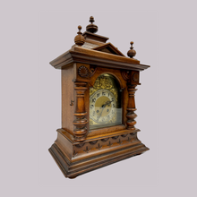 Load image into Gallery viewer, Victorian Walnut Cased Bracket Clock
