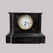 Load image into Gallery viewer, Marble Clock and Matching Candlesticks
