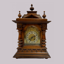 Load image into Gallery viewer, Victorian Walnut Cased Bracket Clock
