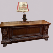 Load image into Gallery viewer, Carved Oak Sideboard
