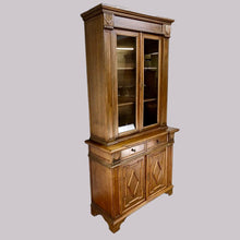 Load image into Gallery viewer, Continental Mahogany Bookcase Cupboard
