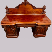 Load image into Gallery viewer, Victorian Mahogany Pedestal Sideboard
