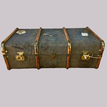 Load image into Gallery viewer, Vintage English Rexene Travel Trunk
