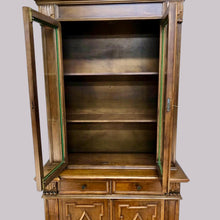 Load image into Gallery viewer, Continental Mahogany Bookcase Cupboard
