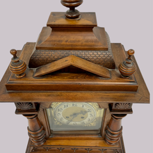 Load image into Gallery viewer, Victorian Walnut Cased Bracket Clock
