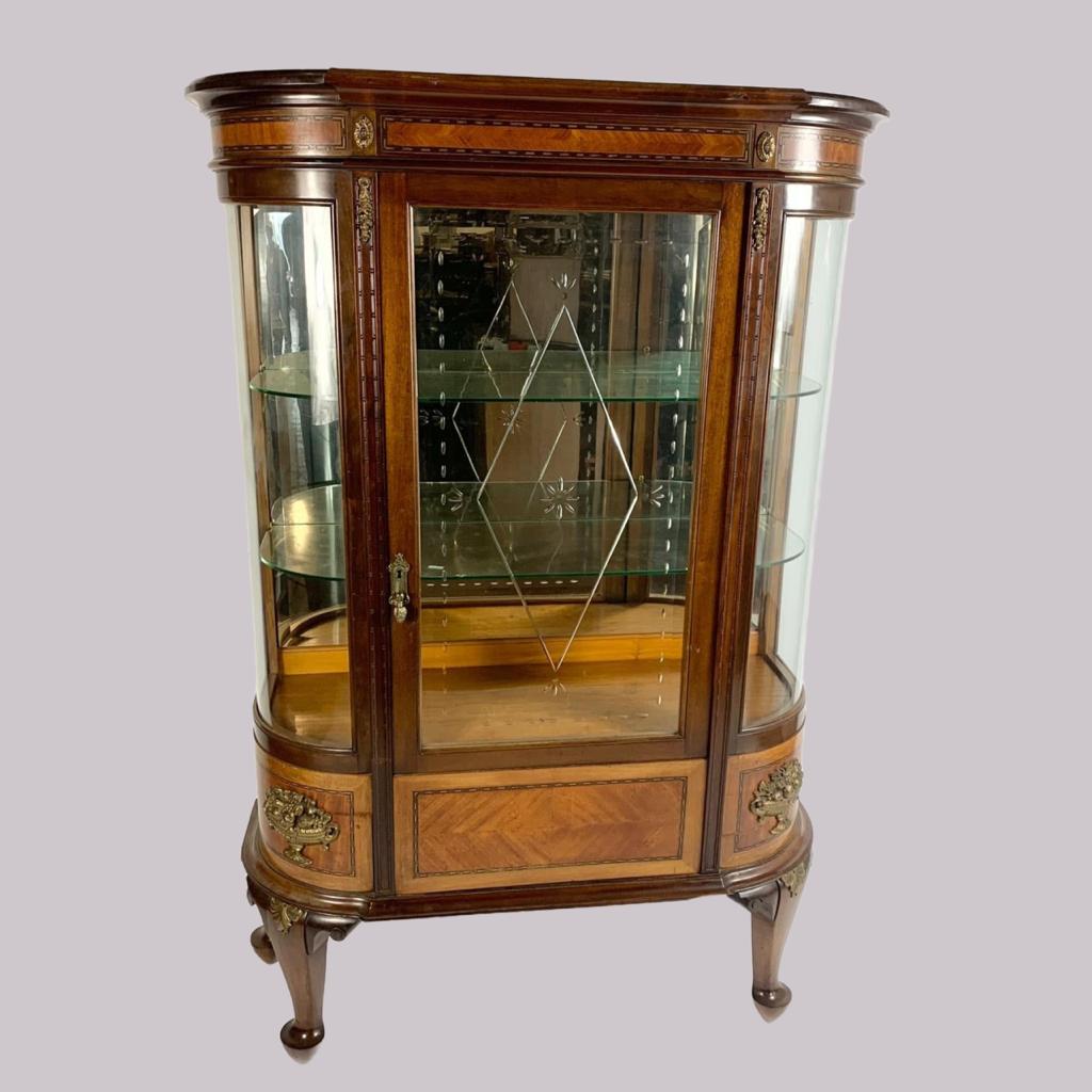 French Inlaid Vitrine