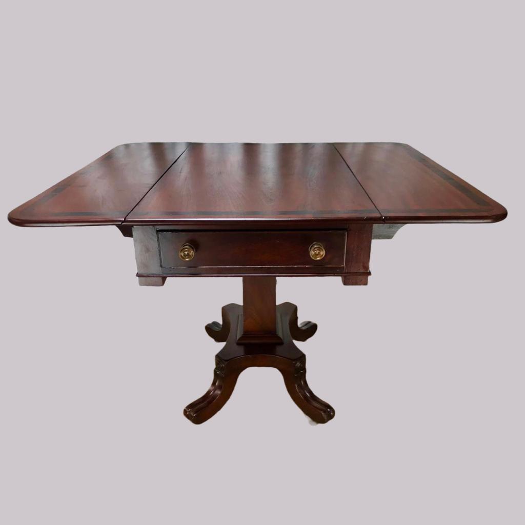 Pedestal Sofa Table