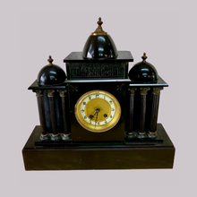 Load image into Gallery viewer, Antique Slate Eight Day Clock
