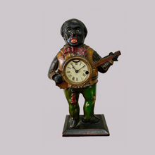 Load image into Gallery viewer, Cast Iron Jolly Banjo Player Figure
