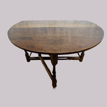 Load image into Gallery viewer, Drop Leaf Farmhouse Oak Table
